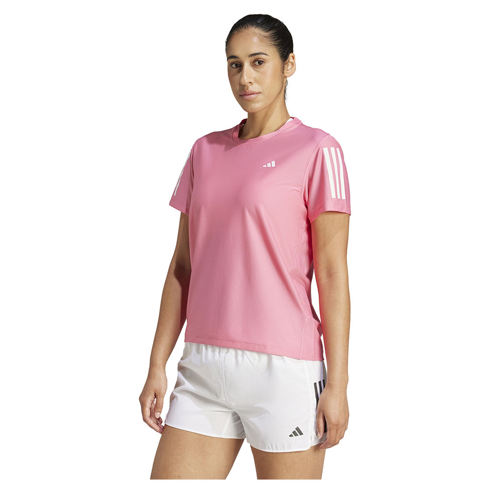 Adidas Own The Run Short Sleeve T-shirt Rosa XS Frau von Adidas