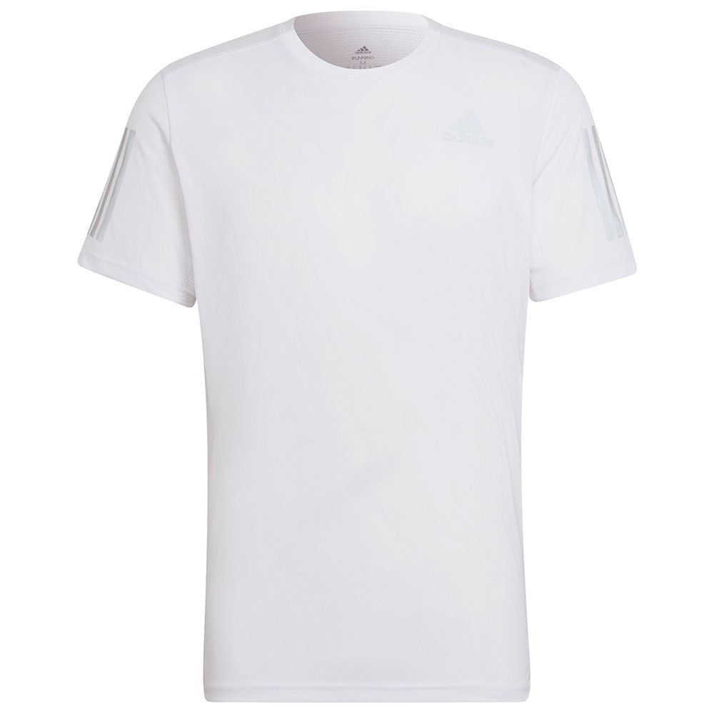 Adidas Own The Run Short Sleeve T-shirt Weiß 2XL / Regular Mann von Adidas