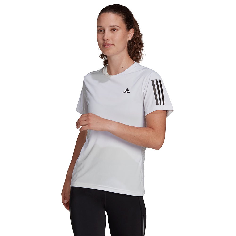 Adidas Own The Run Short Sleeve T-shirt Weiß XS Frau von Adidas