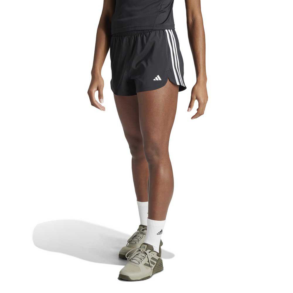 Adidas Pacer Woven High 5´´ Shorts Schwarz XL Frau von Adidas