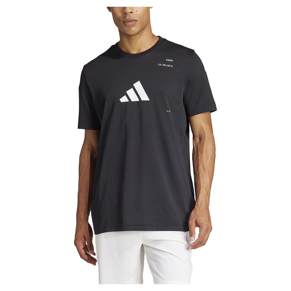 Adidas Padel G Short Sleeve T-shirt Schwarz L Mann von Adidas