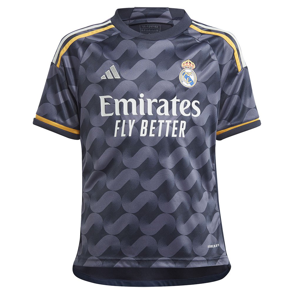 Adidas Real Madrid 23/24 Junior Short Sleeve T-shirt Away Blau 7-8 Years von Adidas