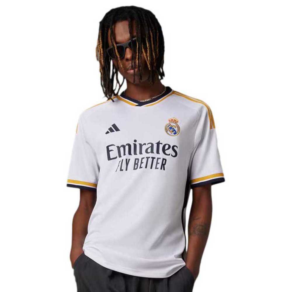 Adidas Real Madrid 23/24 Short Sleeve T-shirt Home Weiß XS von Adidas