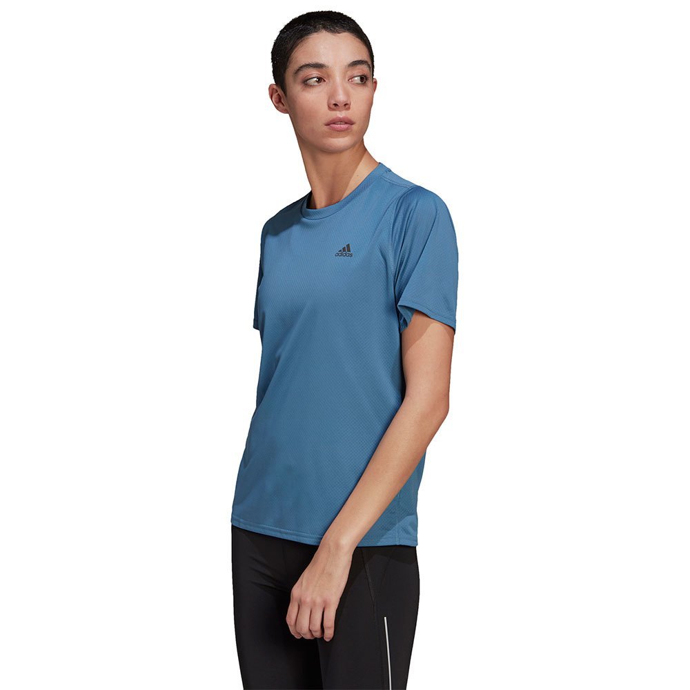 Adidas Ri 3b Short Sleeve T-shirt Blau S Frau von Adidas