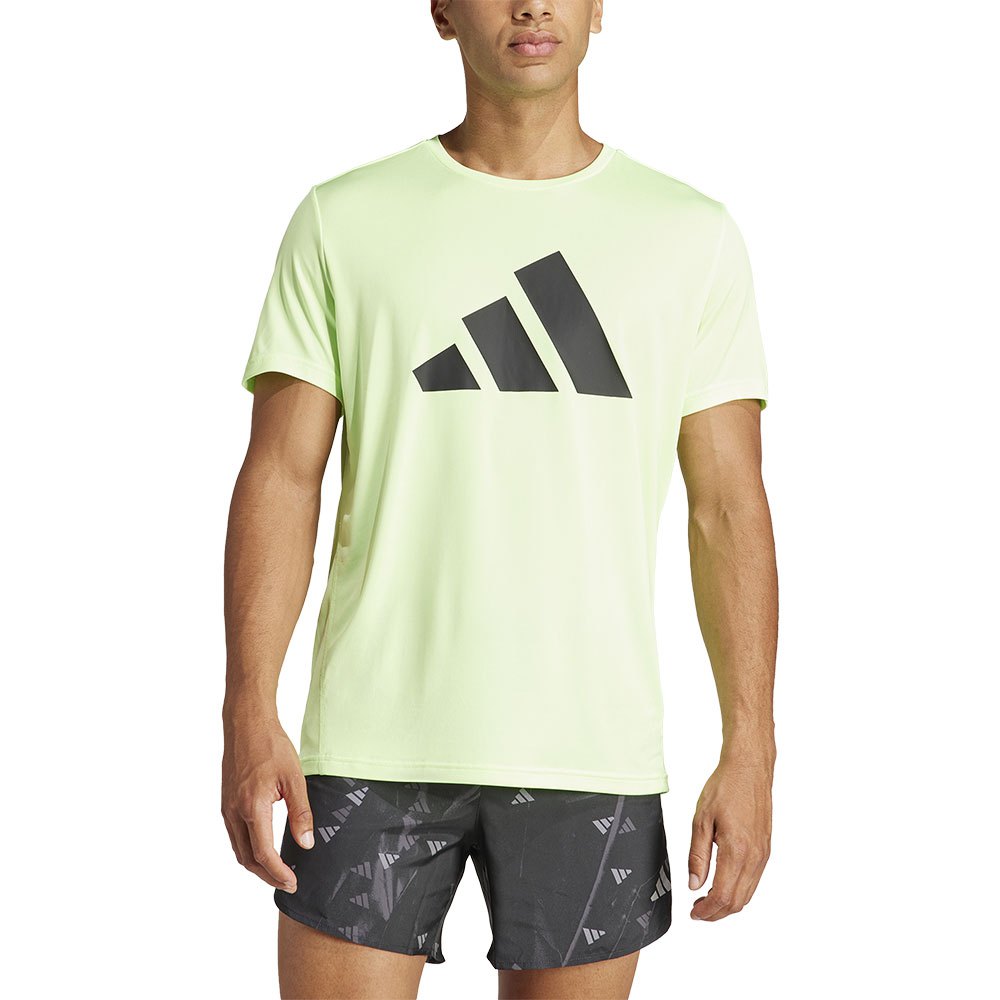 Adidas Run It Short Sleeve T-shirt Grün S Mann von Adidas