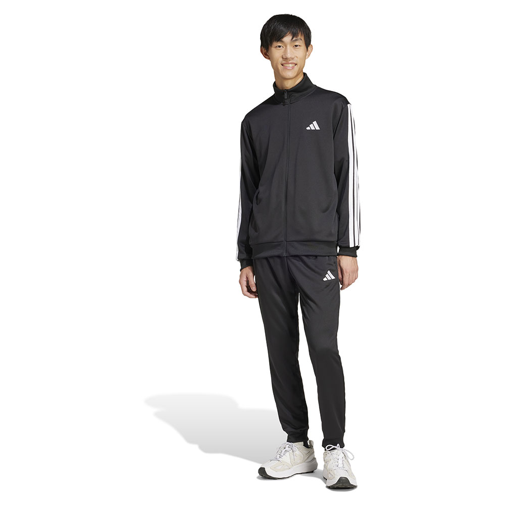 Adidas Sportswear Basic 3 Stripes French Terry Tracksuit Schwarz XL Mann von Adidas