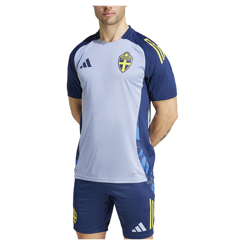 Adidas Sweden 23/24 Short Sleeve T-shirt Training Blau XL von Adidas