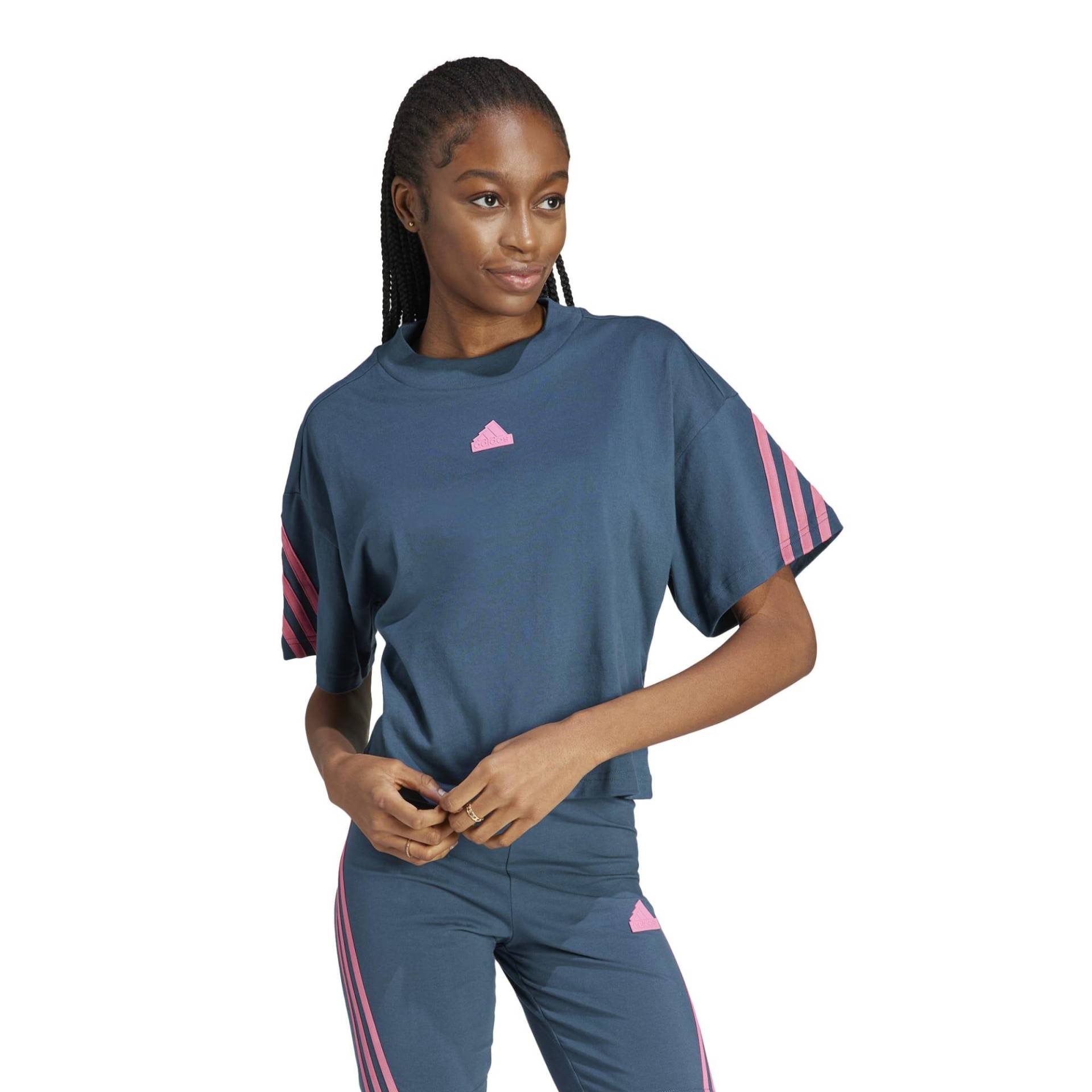 Adidas T-Shirt Damen - Future Icons dunkelblau von Adidas