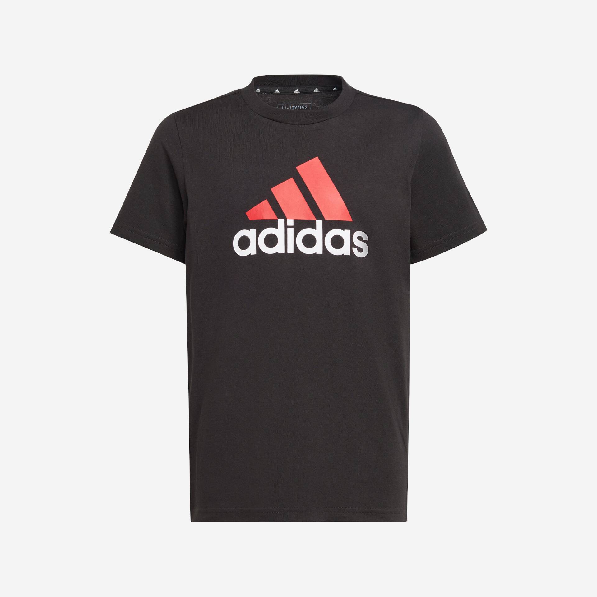 ADIDAS T-Shirt Kinder - schwarz mit rotem Logo von Adidas
