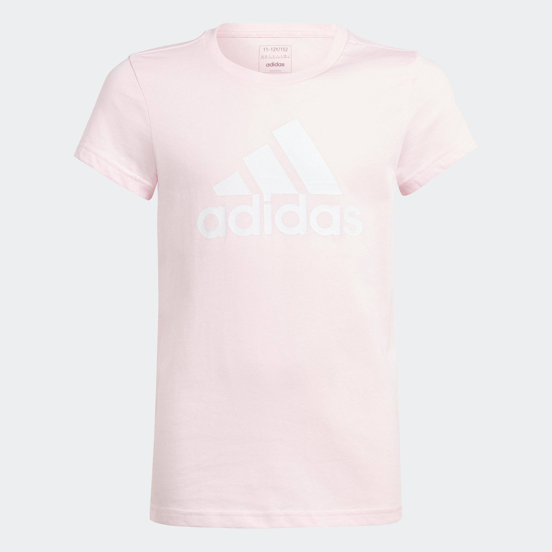 ADIDAS T-Shirt - rosa mit weissem Logo von Adidas