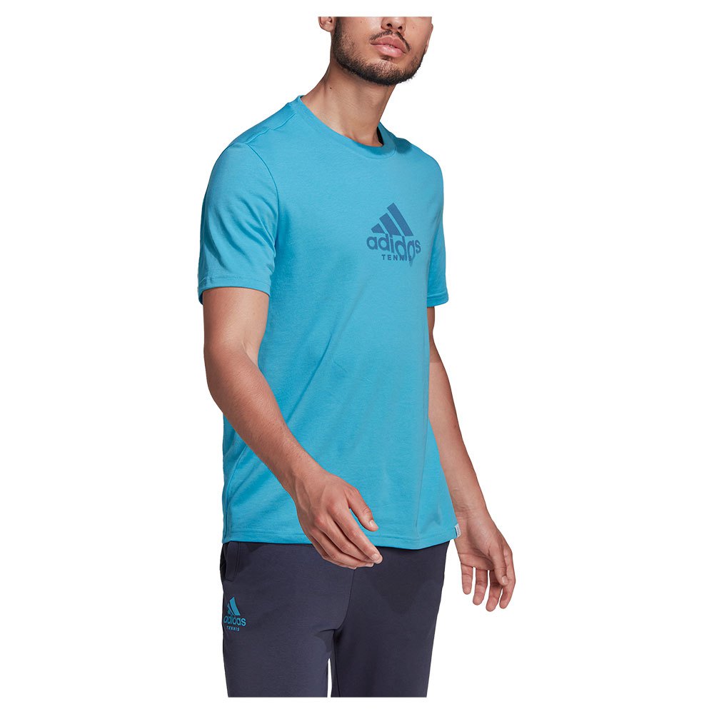Adidas Ten Game Graphic Short Sleeve T-shirt Blau XL Mann von Adidas