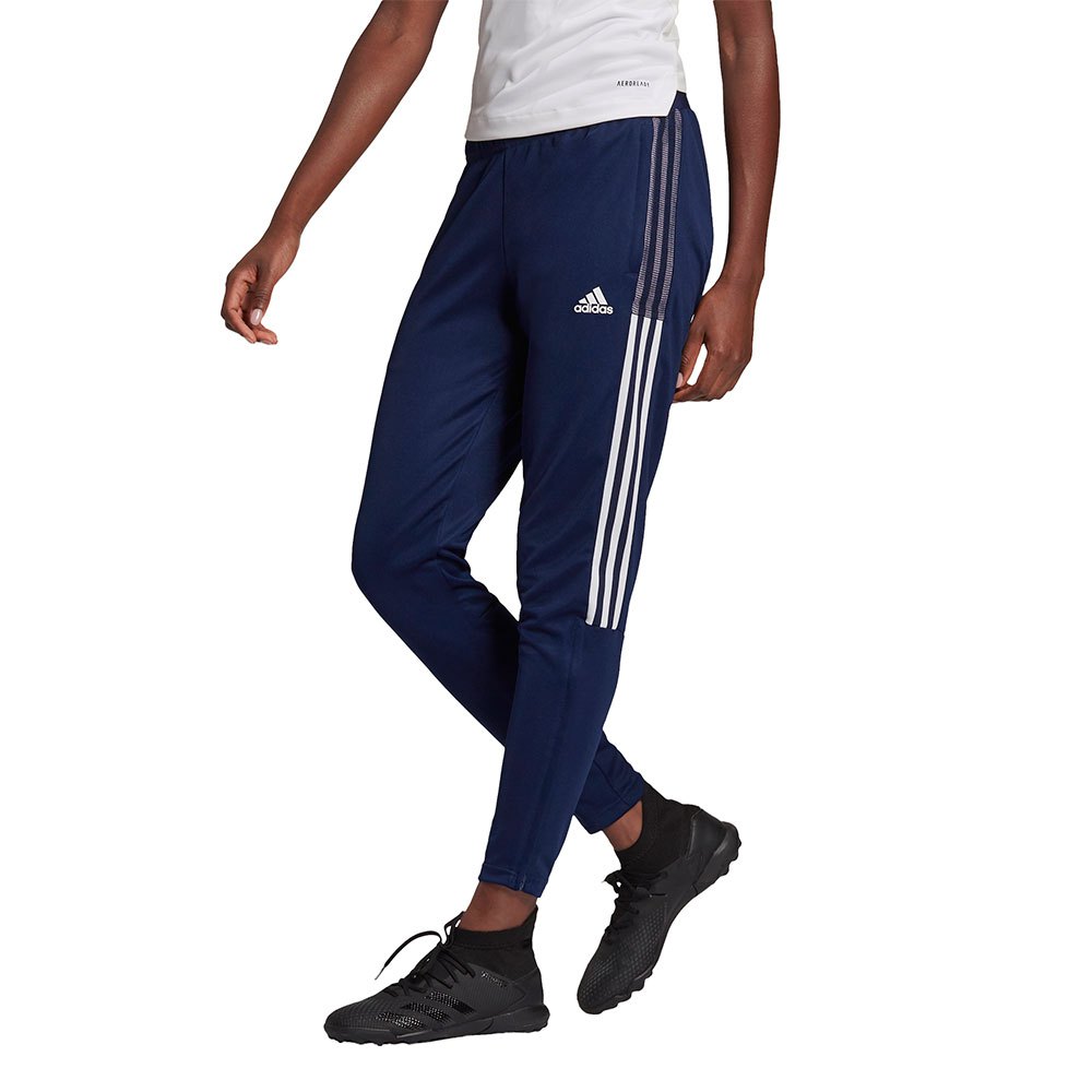 Adidas Tiro 21 Long Pants Blau 2XS / Regular Frau von Adidas