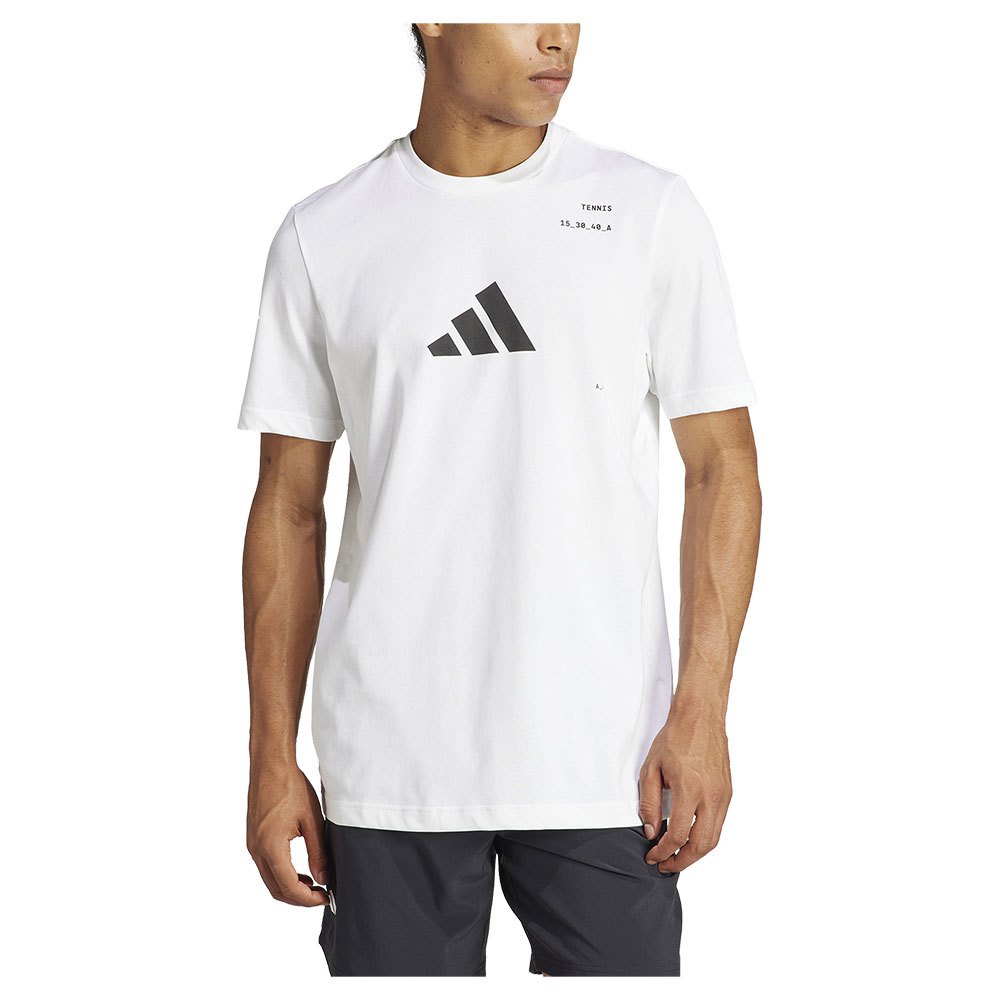 Adidas Tns Cat G Short Sleeve T-shirt Weiß L Mann von Adidas