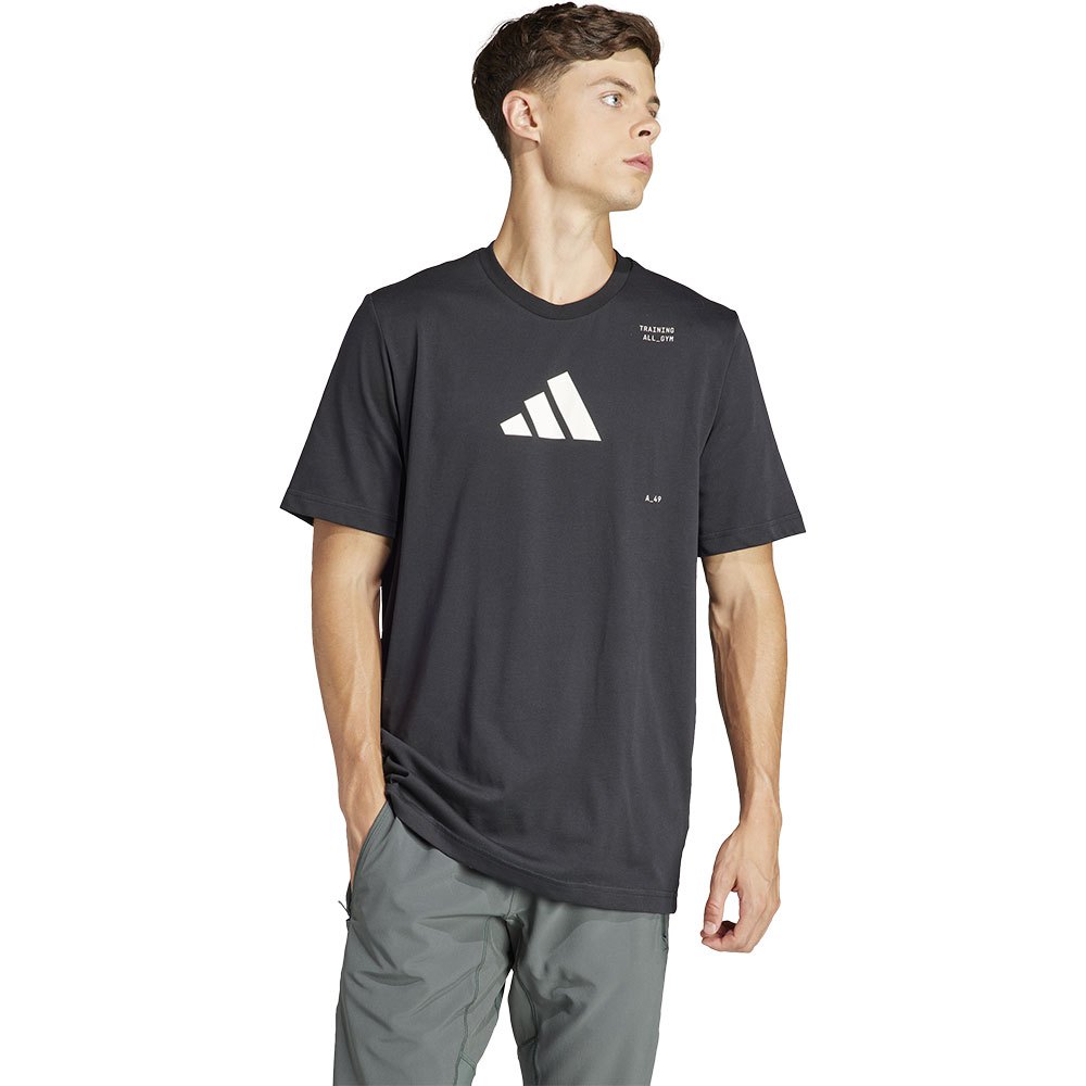 Adidas Tr Cat G Short Sleeve T-shirt Schwarz L Mann von Adidas