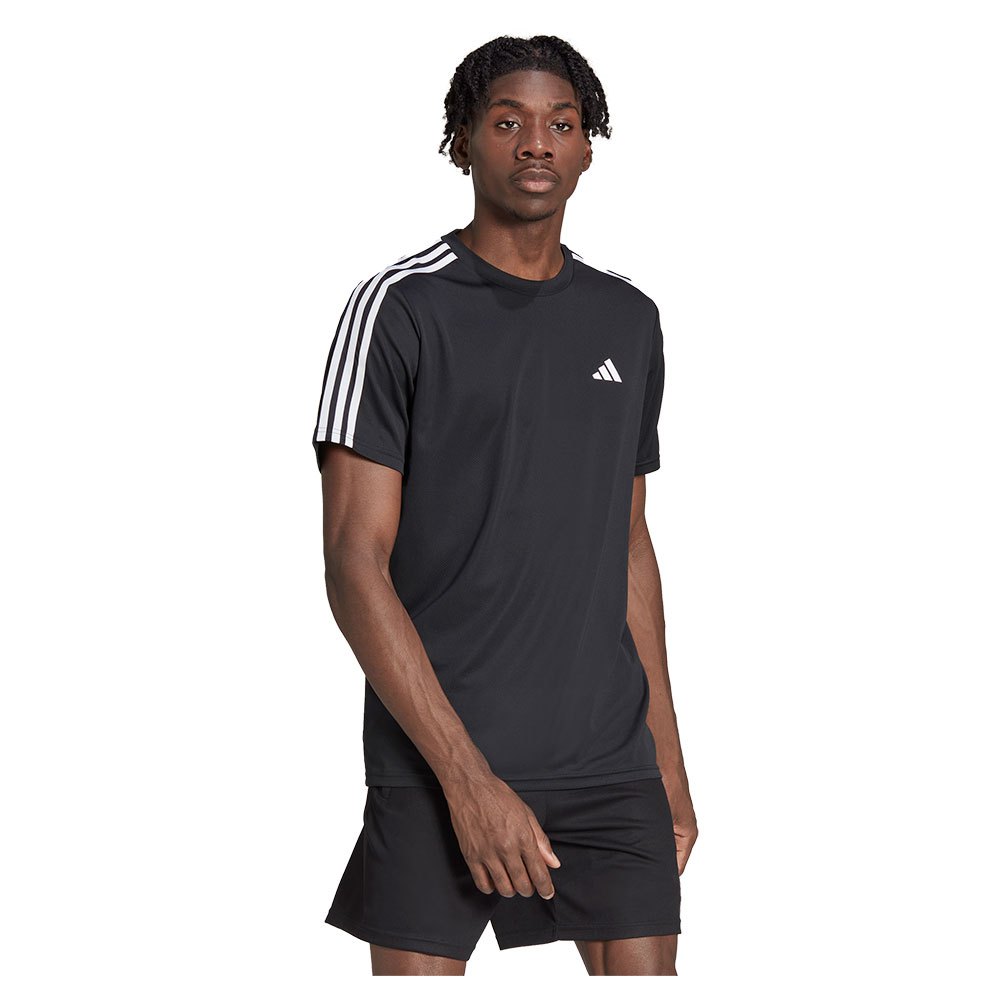 Adidas Tr-es Base 3s Short Sleeve T-shirt Schwarz L / Regular Mann von Adidas