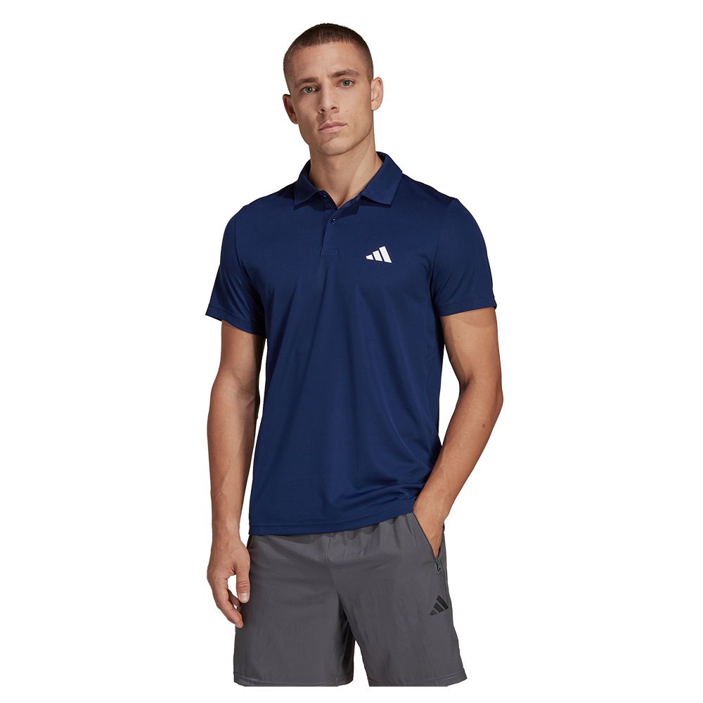 Adidas Tr-es Base Short Sleeve Polo Blau L / Regular Mann von Adidas