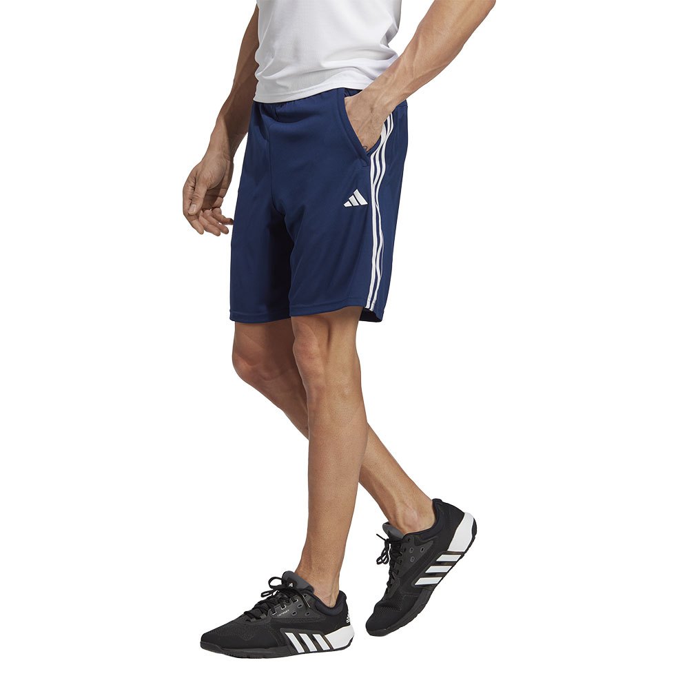 Adidas Train Essentials Pique 3 Stripes Shorts Blau L / Regular Mann von Adidas