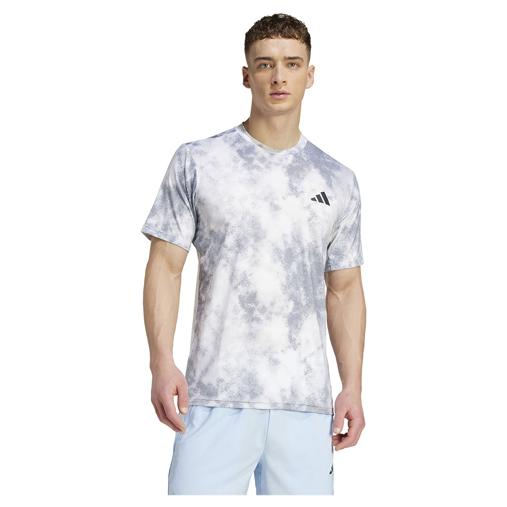 Adidas Train Essentials Seasonal All Over Print Short Sleeve T-shirt Grau 2XL Mann von Adidas