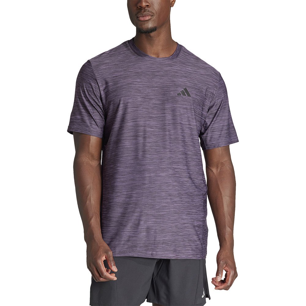 Adidas Train Essentials Stretch Short Sleeve T-shirt Lila S / Regular Mann von Adidas