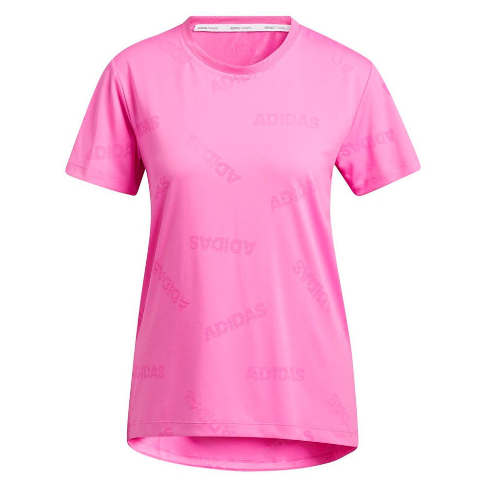 Adidas Training Aeroknit Short Sleeve T-shirt Rosa XS Frau von Adidas