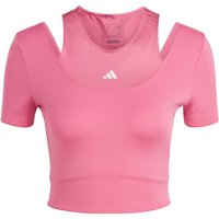 Adidas Training Hiit Aeroready Crop T-shirt Damen Pink von Adidas