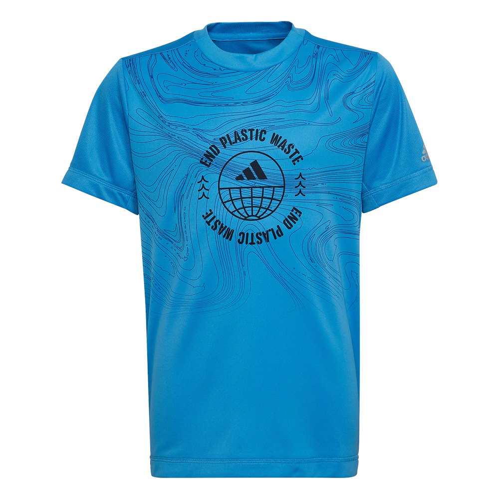 Adidas U Rfto Short Sleeve T-shirt Blau 11-12 Years Junge von Adidas