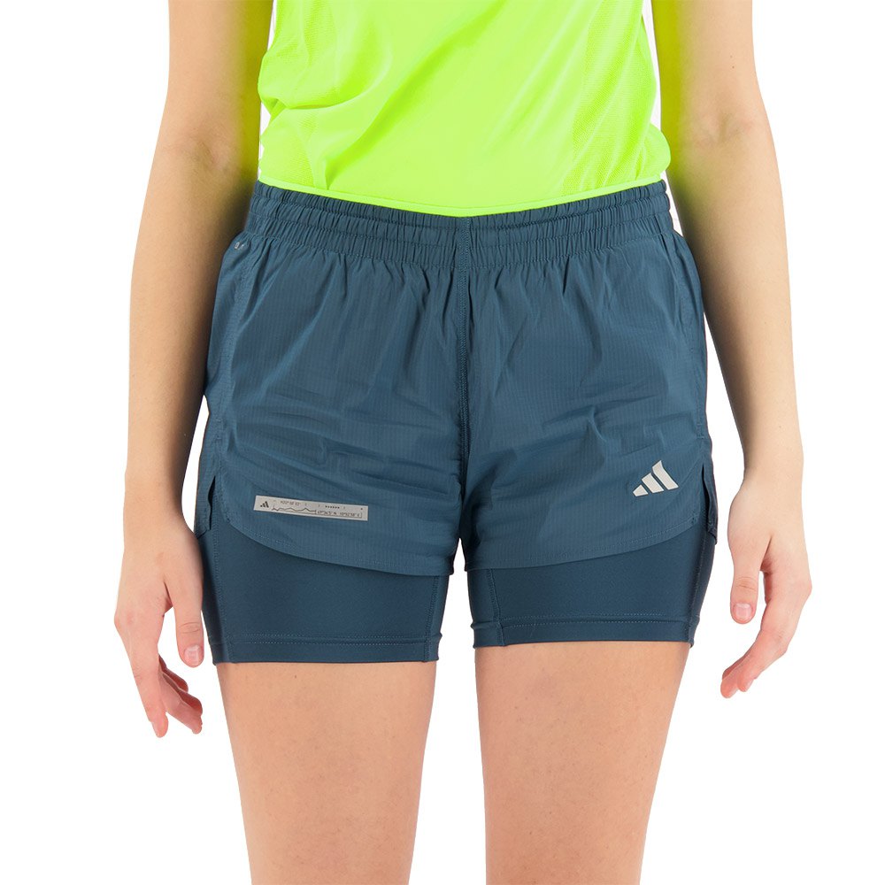 Adidas Ultimate 2 In 1 Shorts Blau S Frau von Adidas