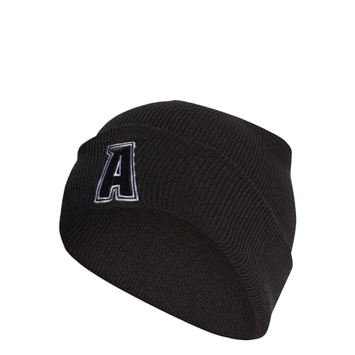 Adidas Unisex Beanie, 2-farbiges Logo, Schwarz/Weiß, Jugendliche, schwarz/weiß von adidas