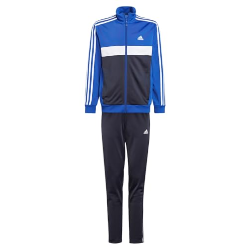 Adidas Unisex Kinder Essentials 3-Streifen Tiberio Trainingsanzug, 9-10 Jahre von adidas