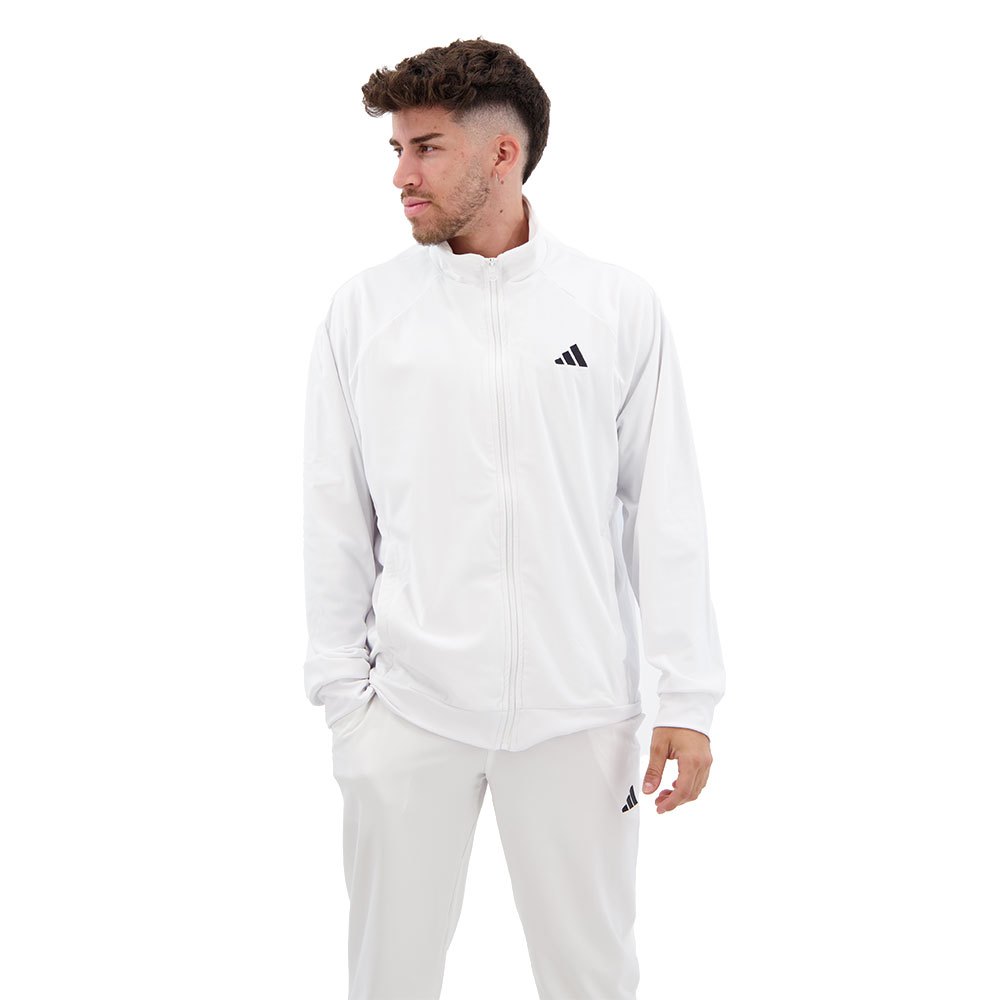 Adidas Velour Pro Jacket Weiß S Mann von Adidas