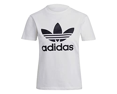 Adidas Womens Trefoil Tee T-Shirt, White, 42 von adidas