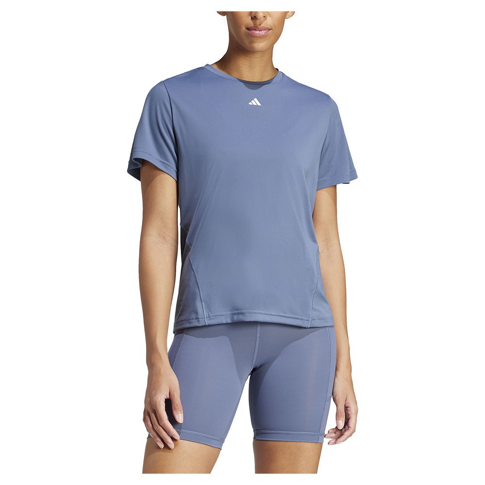 Adidas Wtr Designed For Training Short Sleeve T-shirt Blau L Frau von Adidas