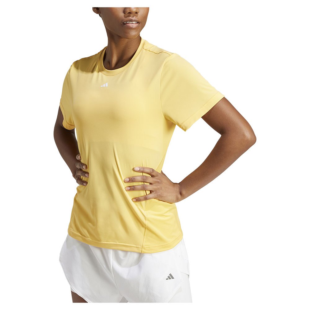 Adidas Wtr Designed For Training Short Sleeve T-shirt Gelb M Frau von Adidas