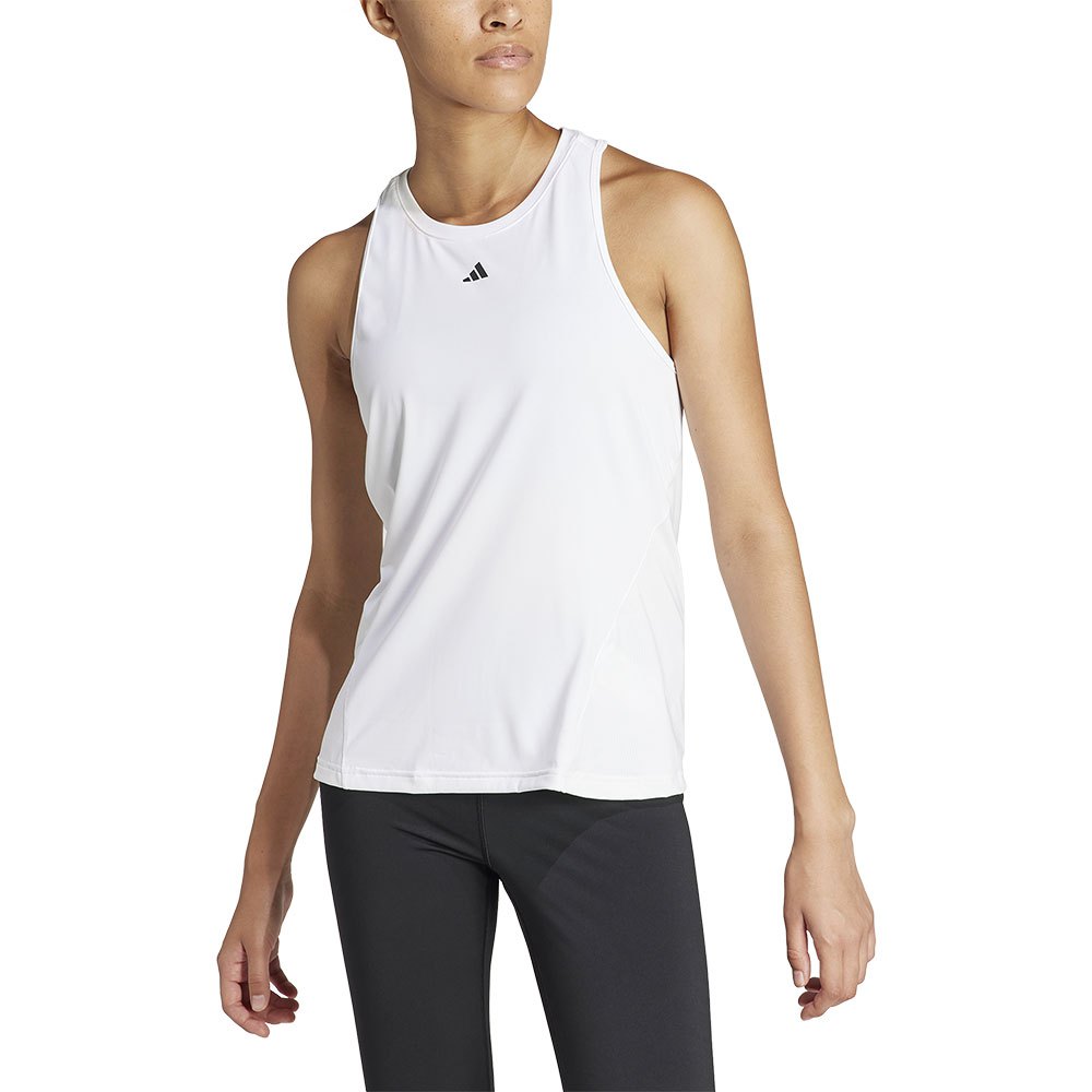 Adidas Wtr Designed For Training Sleeveless T-shirt Weiß L Frau von Adidas