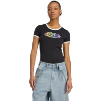 Adidas X Jeremy Scott Graphic Damen T-Shirts - Schwarz - Größe: 38 - Baumwoll-Jersey - Foot Locker von Adidas