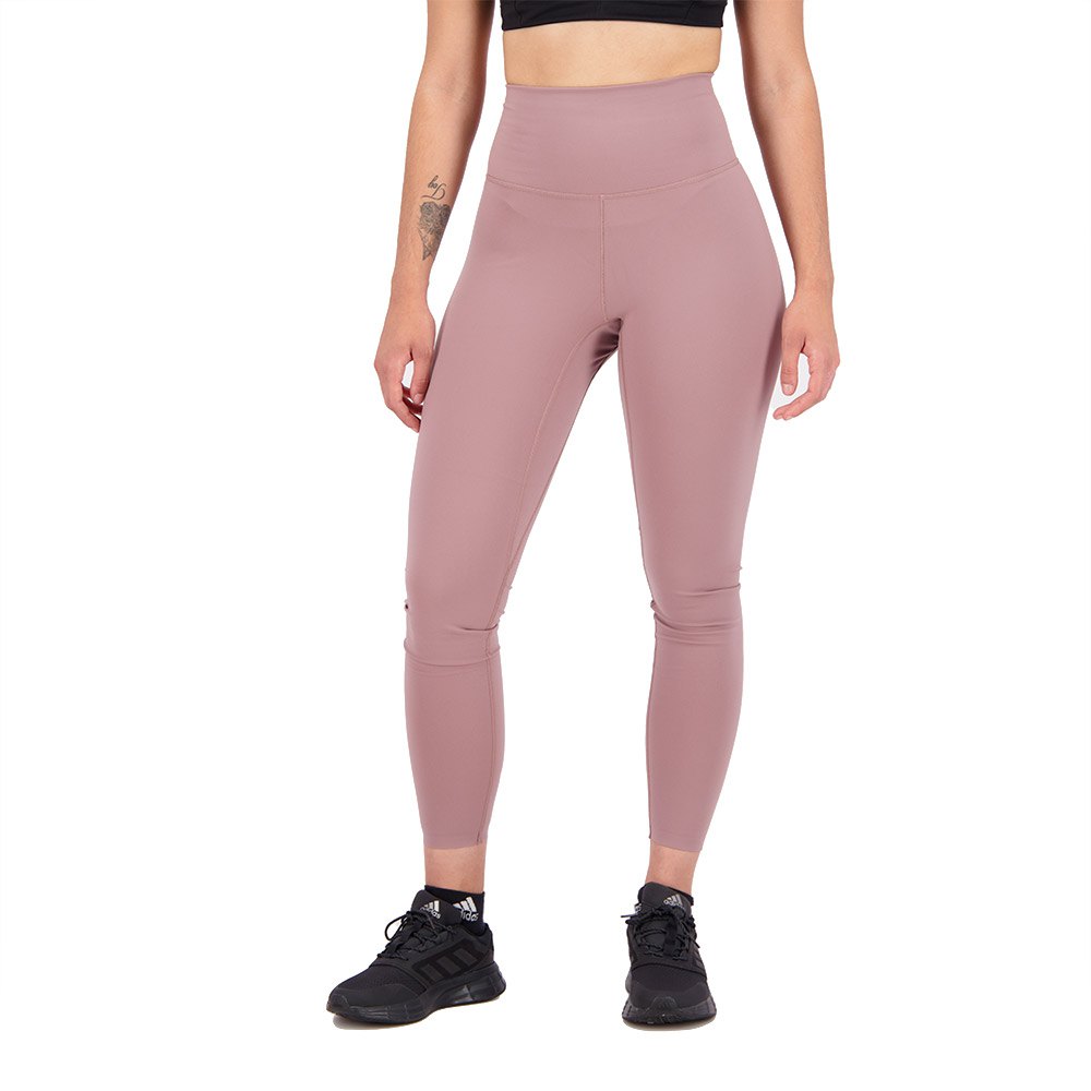 Adidas Yoga Luxe Studio 7/8 Leggings Braun L Frau von Adidas