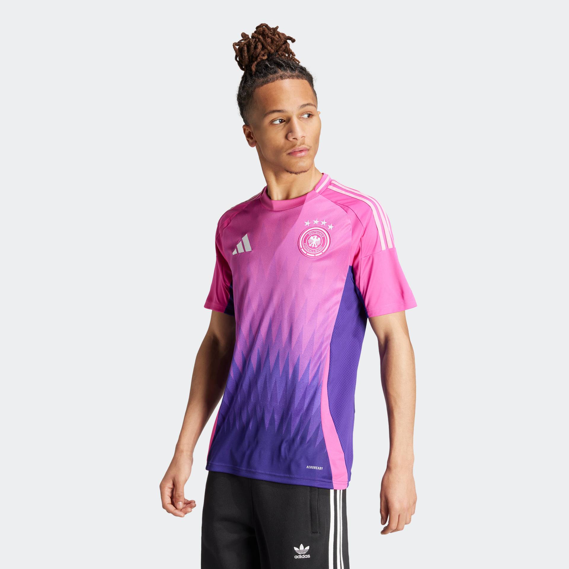 Damen/Herren Fussball Trikot Deutschland - ADIDAS DFB 24 Auswärtstrikot von Adidas