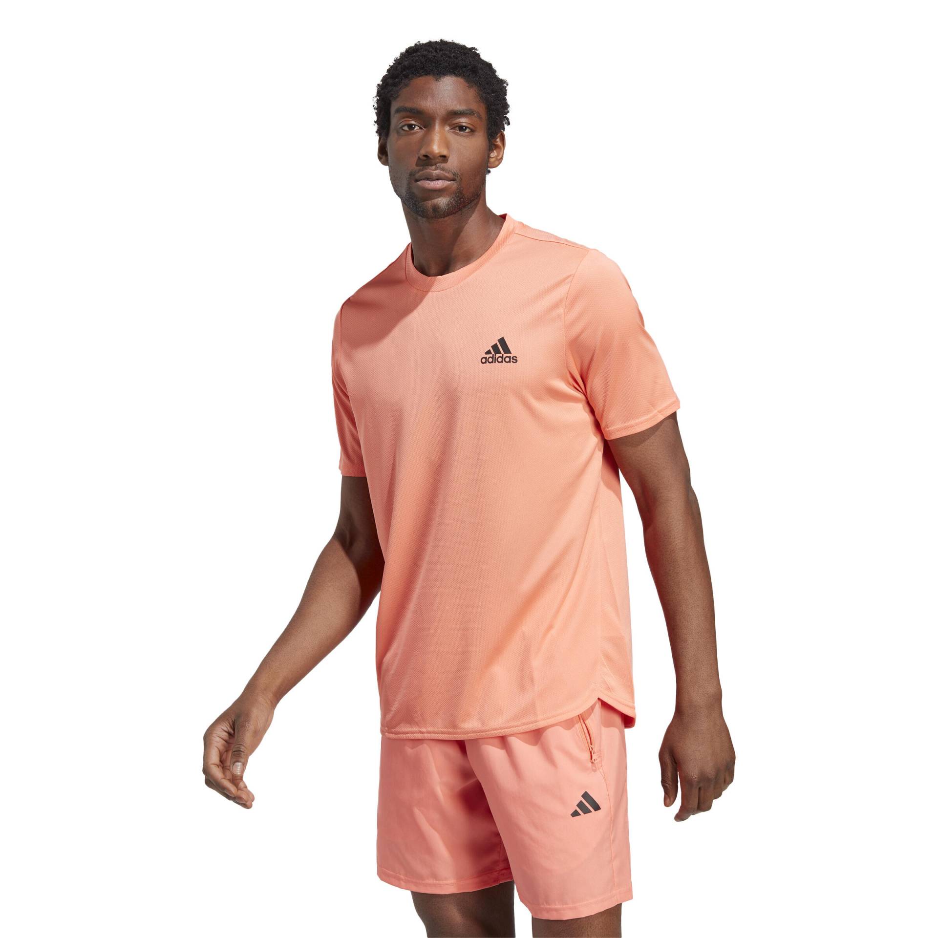 T-Shirt Fitness Cardio Adidas Herren koralle von Adidas
