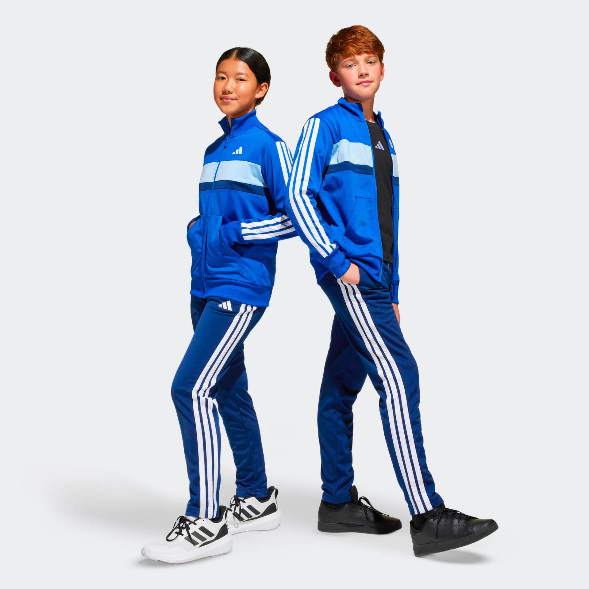 Trainingsanzug Kinder - Tiberio blau/weiß von Adidas