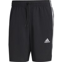 adidas AEROREADY Essentials Chelsea 3-Streifen Shorts Herren 000 - black/white S von adidas Sportswear