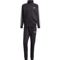 adidas Basic 3-Streifen Trainingsanzug Herren 095A - black M von adidas Sportswear