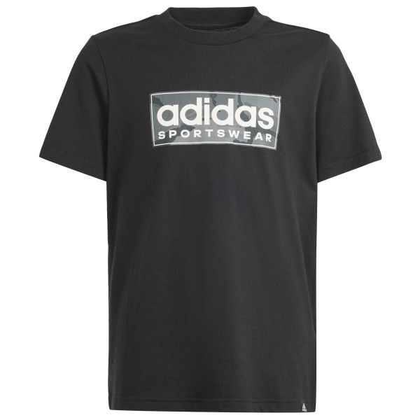 adidas - Boy's Camo Lin Tee - T-Shirt Gr 128;140;146;152;158;164;176 blau;schwarz;weiß von Adidas