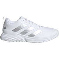 adidas Court Team Bounce 2.0 Handballschuhe Damen 01F7 - ftwwht/silvmt/greone 36 von adidas performance