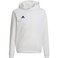 adidas Entrada 22 Hoodie Kinder white/black 128 von adidas performance