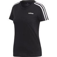 adidas Essentials 3-Streifen Trainingsshirt Damen schwarz/weiß XS von adidas Sportswear