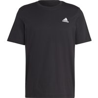 adidas Essentials Single Jersey T-Shirt Herren 000 - black L von adidas Sportswear