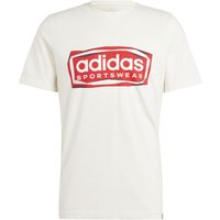 adidas FLD SPW Logo T-Shirt Herren in creme, Größe: M von Adidas