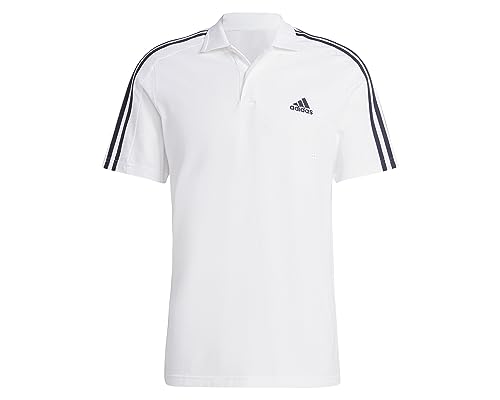 adidas Herren Poloshirt, weiß/schwarz, S von adidas