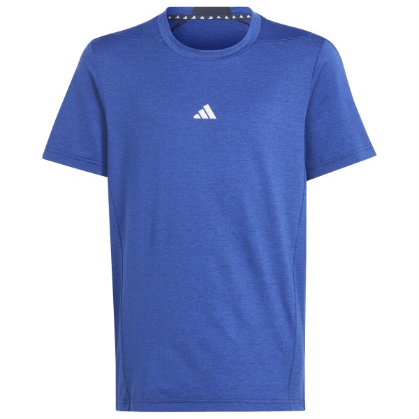 adidas - Junior's Heather Tee - Funktionsshirt Gr 164 blau von Adidas