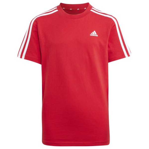 adidas - Kid's 3-Stripes Tee - T-Shirt Gr 152 rot von Adidas